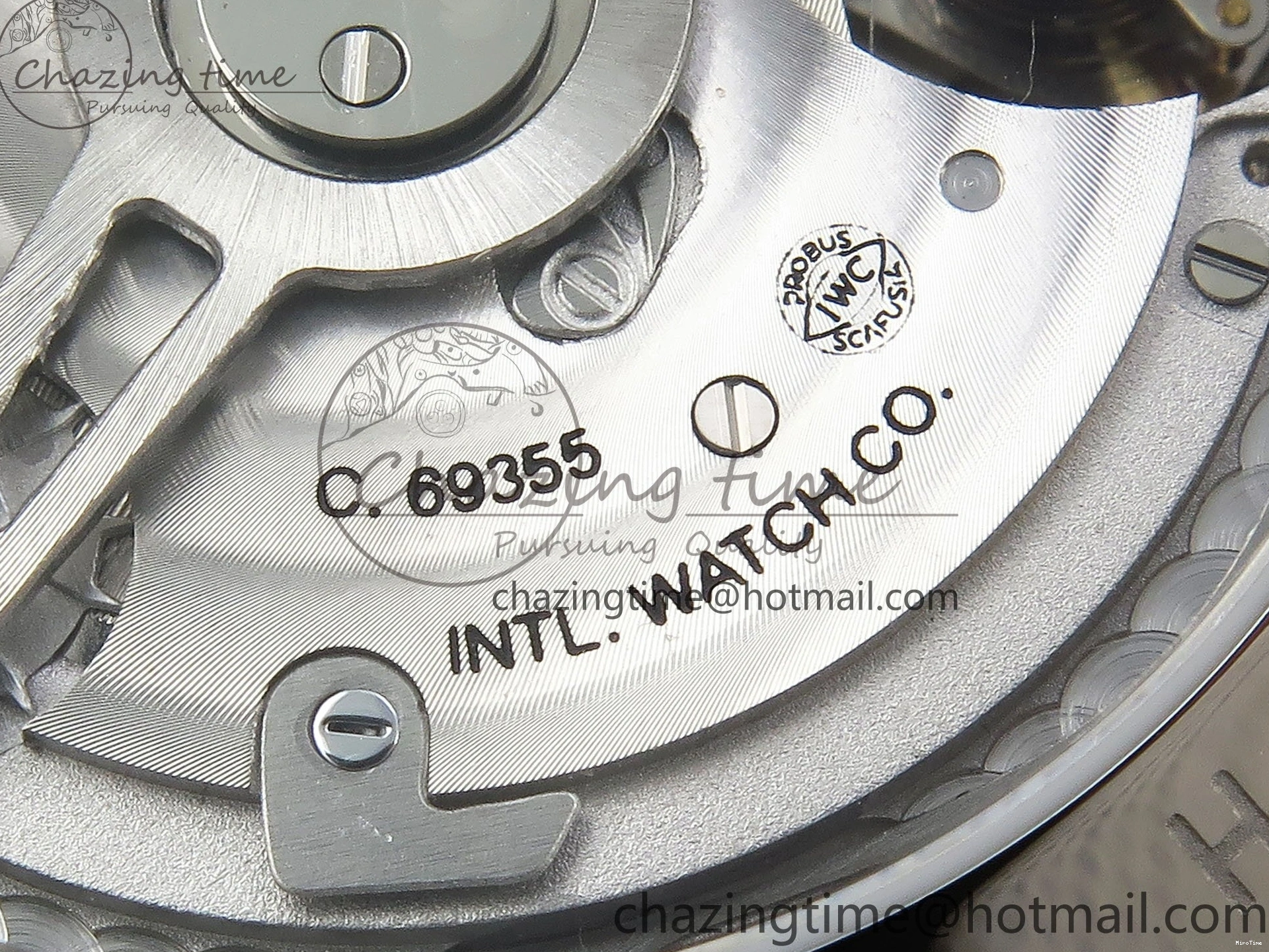 MIROTIME 1228 Portuguese Chrono IW3716 Z+F 1:1 Best Edition White Dial on Gray Rubber Strap A WrinkleFree 7014